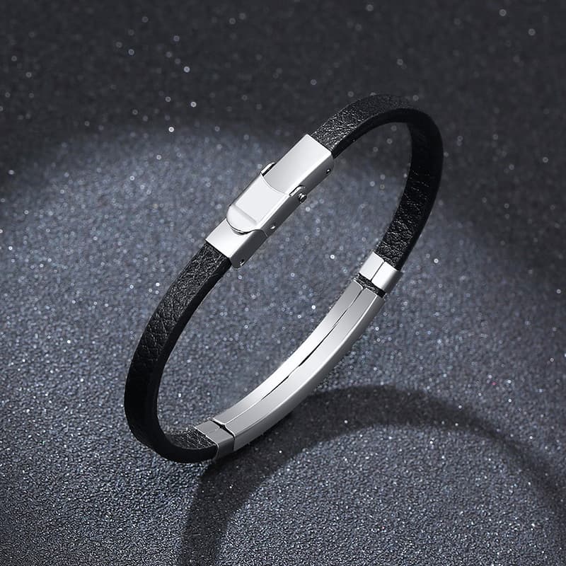ブレスレットメンズ 上質レザー アクセサリー ブレスレット