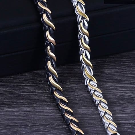 ブレスレットメンズ 磁石ツイストブレスレット