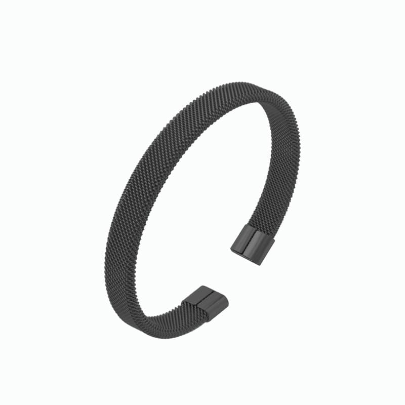 ブレスレットメンズ メッシュデザイン 上質バングル